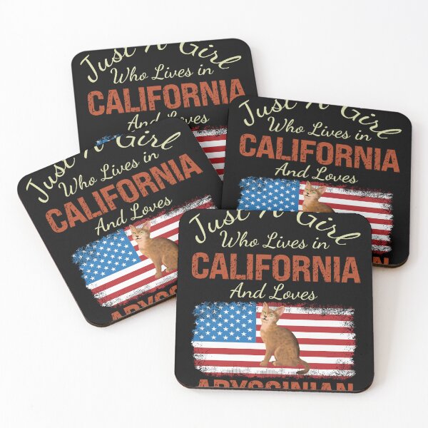 Item preview, Just A Girl Who Lives in California and Loves Abyssinian designed and sold by Suraj0285.