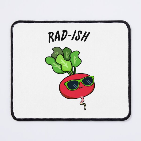 Item preview, Rad-ish Funny Veggie Radish Puns  designed and sold by punnybone.