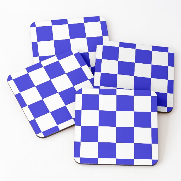 Item preview, Blue Checkmate designed and sold by RetroCave.
