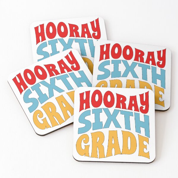 Item preview, Hooray 6th Grade Sixth Grade teacher Back to School designed and sold by SocialLook.