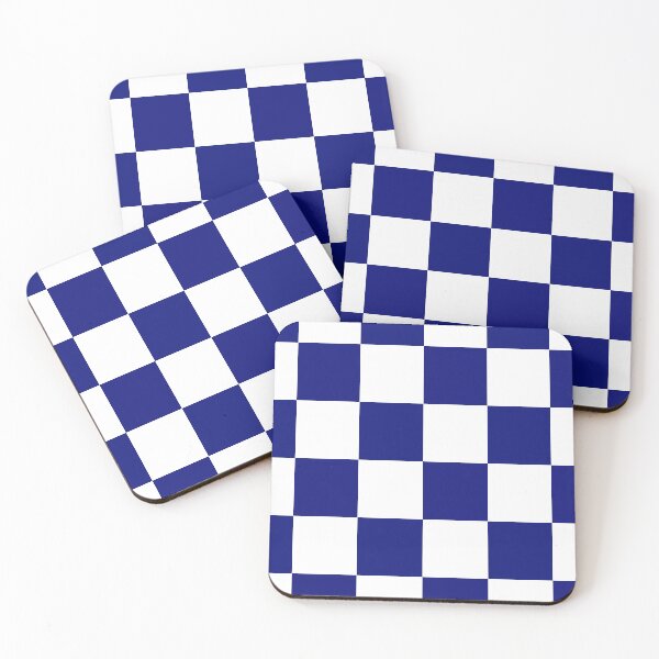 Item preview, Navy Blue Checkmate designed and sold by RetroCave.