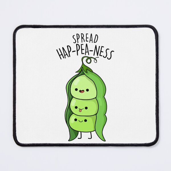 Item preview, Spread Hap-pea-ness Funny Peas Puns  designed and sold by punnybone.
