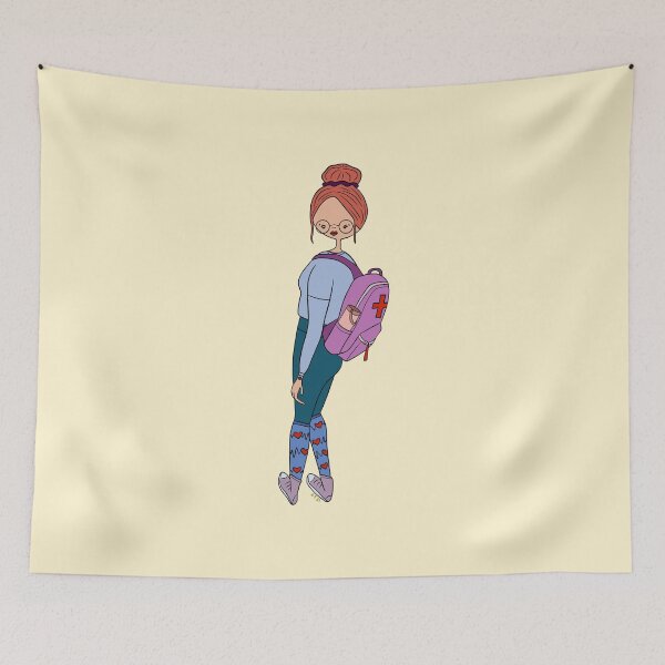 Item preview, Cute Girl With POTS (yellow) designed and sold by misslovelymess.