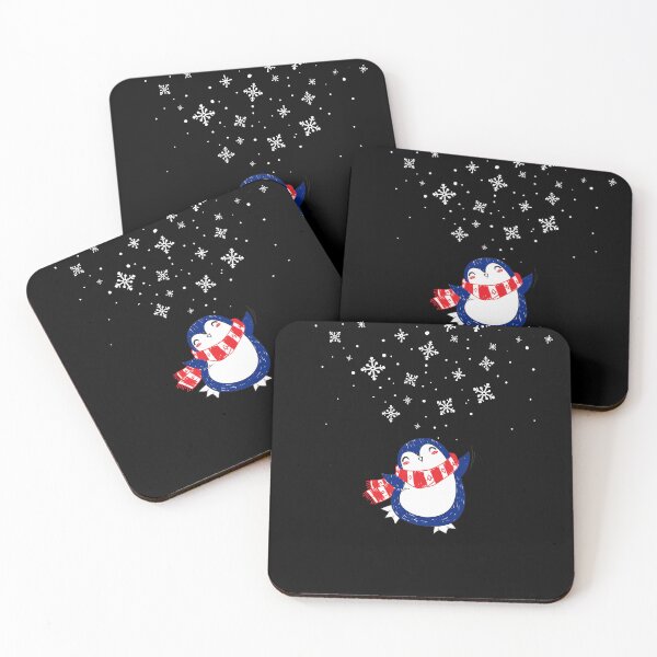 Artikelvorschau, Cute Penguin with Snow by Onewalk entworfen und verkauft von Onewalkdesign.