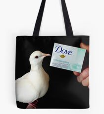 Dove Extra Sensitive... That's Me.. White Dove - NZ Tote Bag