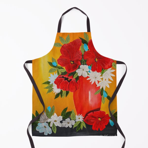 Item preview, Red Flowers in a Red Vase designed and sold by Rob McCullough.