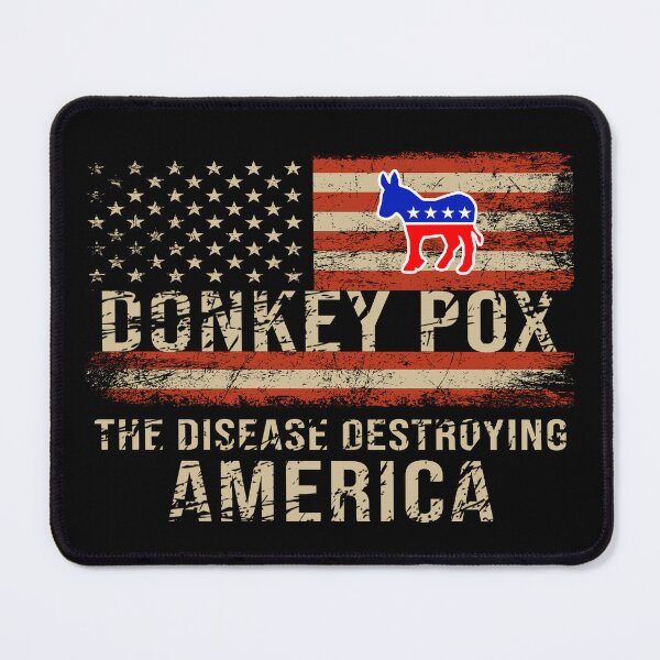 Item preview, Donkey Pox Shirt, Donkey Pox The Disease Destroying America, Funny Anti Biden designed and sold by UniqueStylistic.