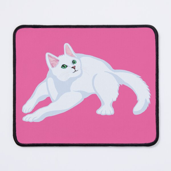 Item preview, Zooming White Kitten designed and sold by Deborah Camp.