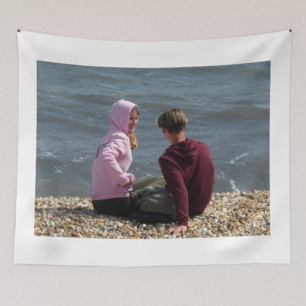 Item preview, Lyme Love. Young love blossoms by the rolling surf. designed and sold by JonDelorme.