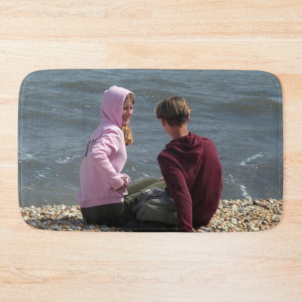 Item preview, Lyme Love. Young love blossoms by the rolling surf. designed and sold by JonDelorme.