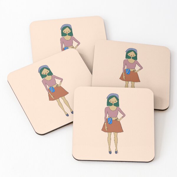 Item preview, Cute Girl With Ostomy (orange) designed and sold by misslovelymess.
