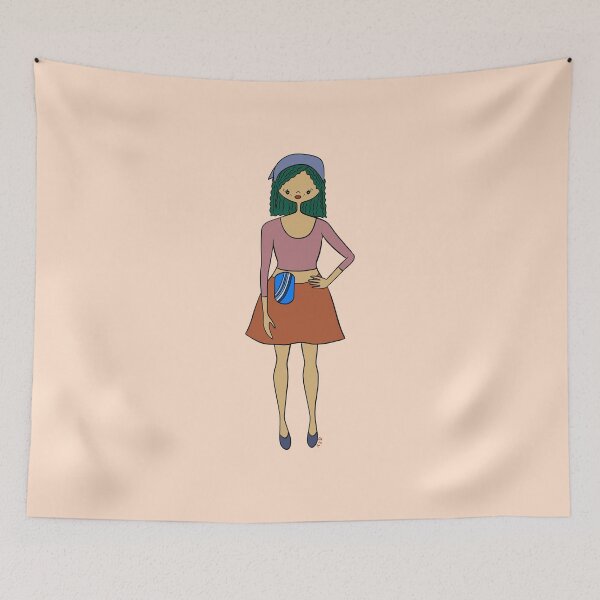 Item preview, Cute Girl With Ostomy (orange) designed and sold by misslovelymess.