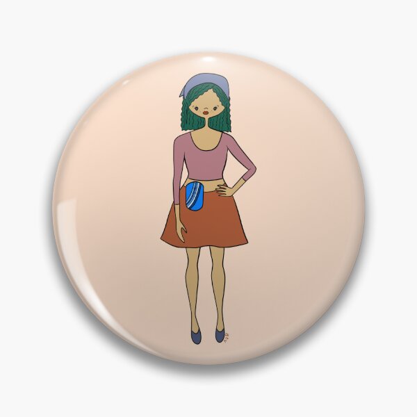 Item preview, Cute Girl With Ostomy (orange) designed and sold by misslovelymess.