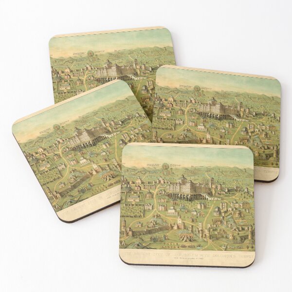 Item preview, The Ancient City of Jerusalem & Solomon's Temple designed and sold by allhistory.