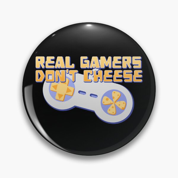 Item preview, Real Gamers Don't Cheese designed and sold by JoseloRochaArt.