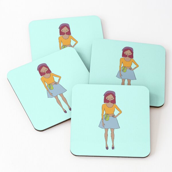 Item preview, Cute Girl With Ostomy (blue) designed and sold by misslovelymess.