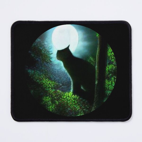 Item preview, Abstract cat in woods designed and sold by Shiablue.