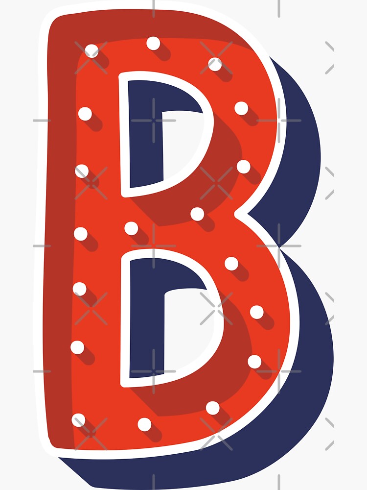 Monogram Graffiti Initial Letter B Sticker for Sale by