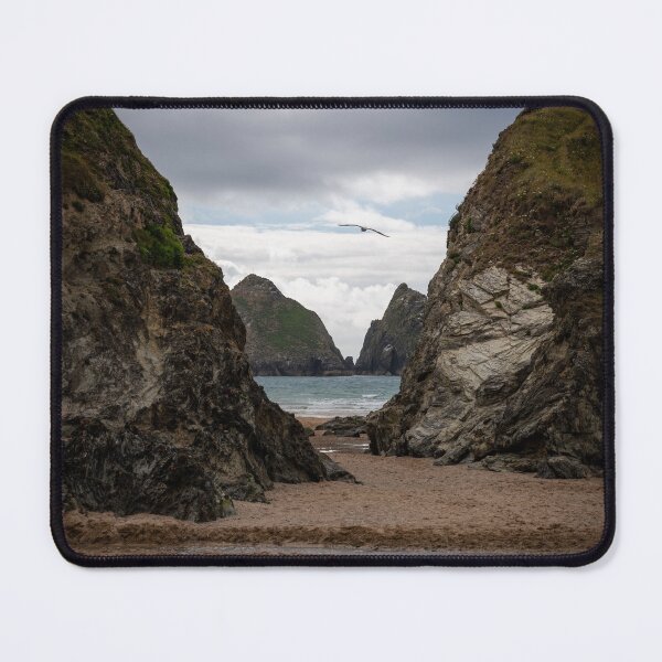 Item preview, Gull Rocks at Holywell Bay designed and sold by Shot-By-Reedy.