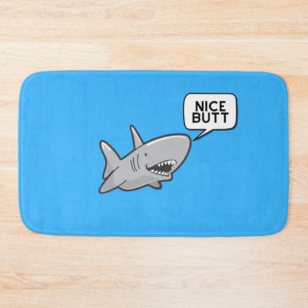Item preview, Cute smilling shark likes your butt designed and sold by joyfulcreator.
