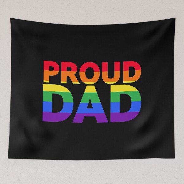 Item preview, Gay Pride Shirt Proud Dad LGBT parent Father's Day designed and sold by juicyimplement1.