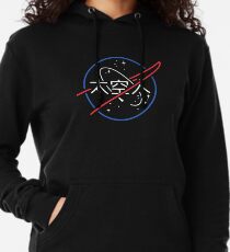 Logo néon japonais esthétique de la NASA Sweat à capuche léger