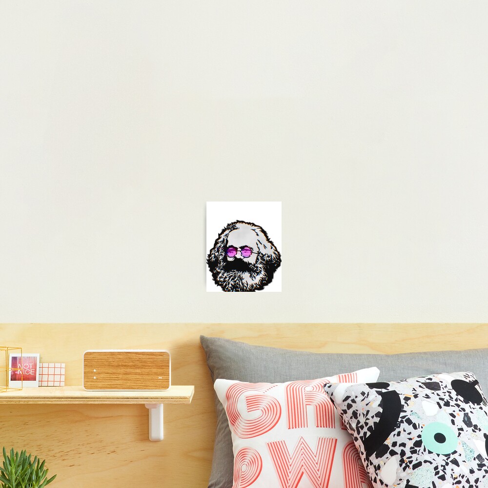 "Aesthetic Karl Marx- Retro Vintage Communist Aesthetic Vaporwave