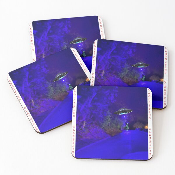 Item preview, Classified - UFO and alien designed and sold by BullishGraphics.