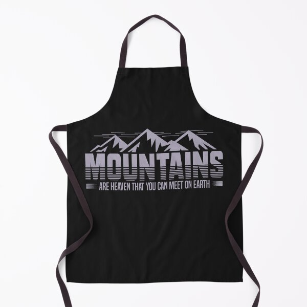 Item preview, Mountains are heaven that you can meet on Earth. - Funny Quote designed and sold by VichallanStudio.