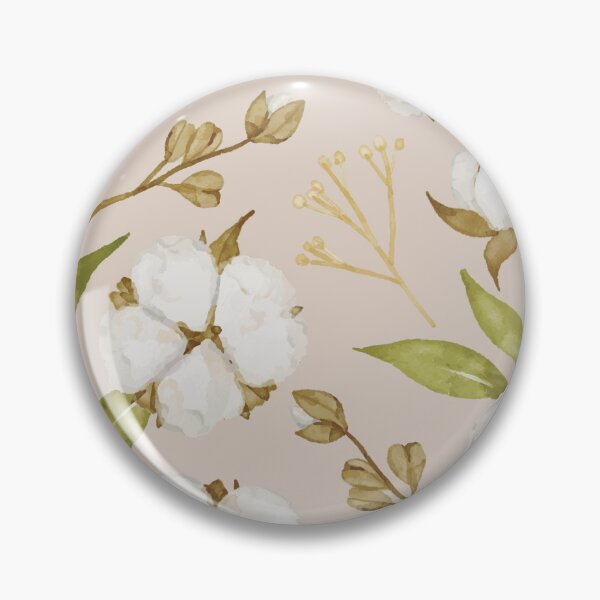 Item preview, Soft Cotton Flowers Design designed and sold by antevasinart.