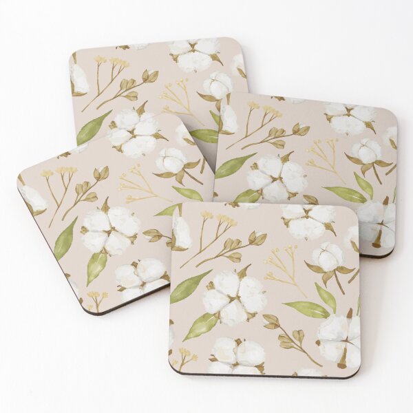Item preview, Soft Cotton Flowers Design designed and sold by antevasinart.