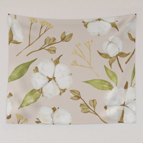 Item preview, Soft Cotton Flowers Design designed and sold by antevasinart.
