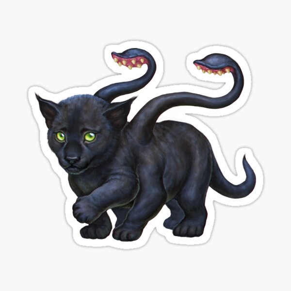 Displacer Beast Cub Sticker For Sale By ArcanaGames Redbubble   St,small,507x507 Pad,600x600,f8f8f8 