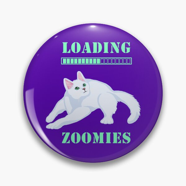 Item preview, Loading Zoomies White Kitten designed and sold by Deborah Camp.