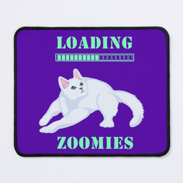 Item preview, Loading Zoomies White Kitten designed and sold by Deborah Camp.