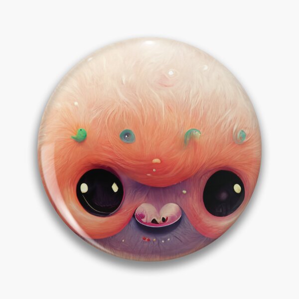 Item preview, Cute Fluffy Happy Monster by Pixelista designed and sold by pixelista.