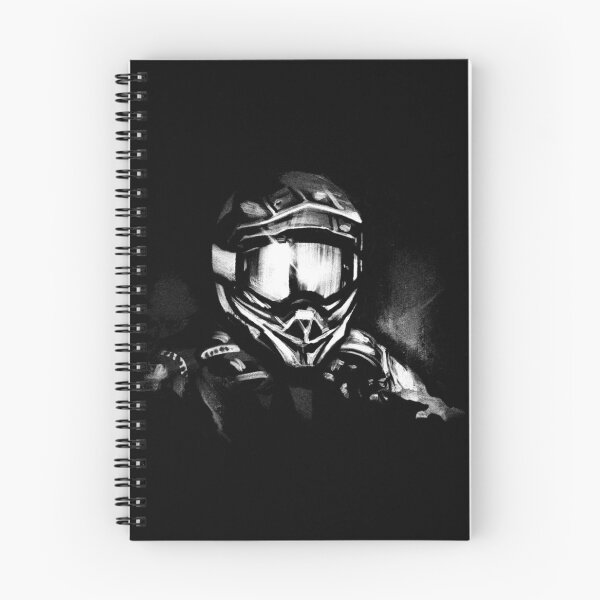Item preview, Motorbike rider with helmet - drawing biker racer designed and sold by JanooFactory.