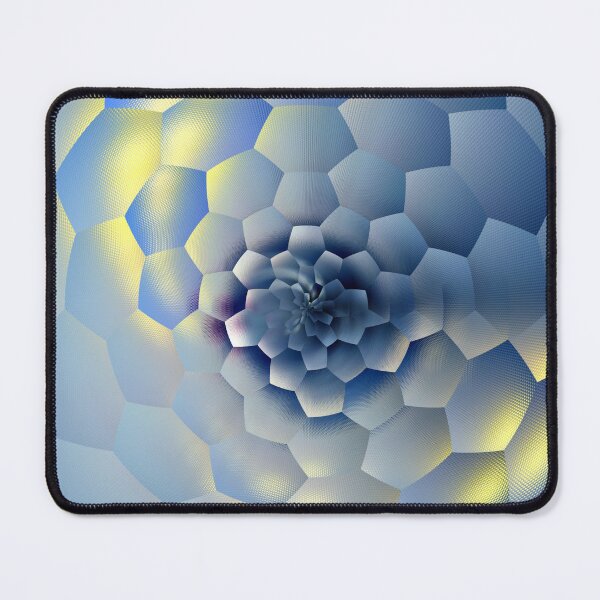Item preview, Cool Blue Hexagonal Mosaic designed and sold by gphotobox.
