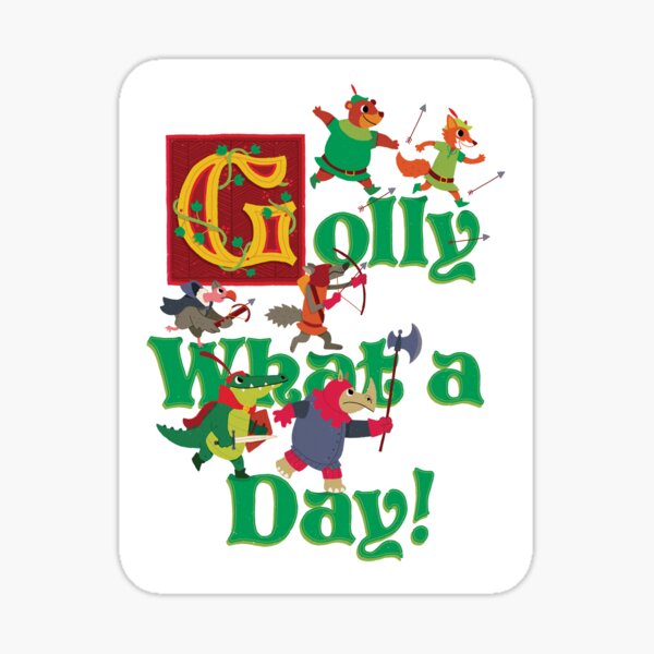 Golly Quelle journée Sticker