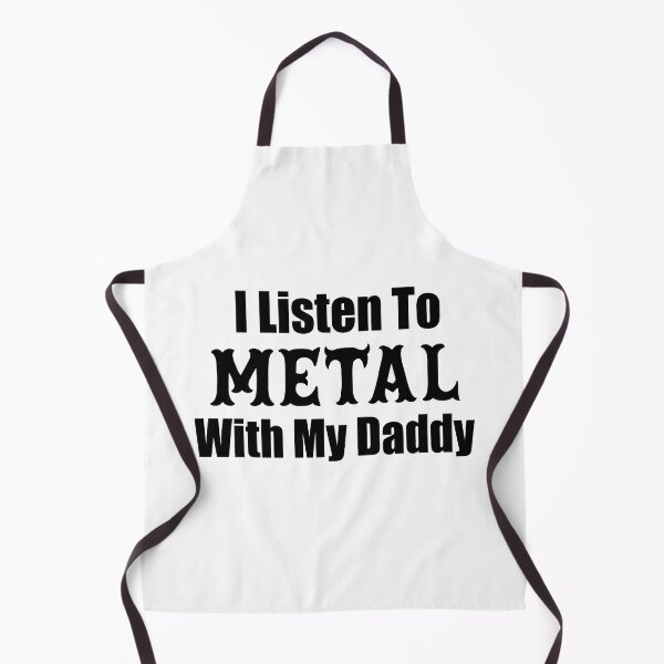 Item preview, I Listen To Metal With My Daddy, Heavy Metal Dad, Newborn Baby rocker, Mini Metalhead, Heavy Metal Hard Rock, Funny Metal Love Gifts For Babies designed and sold by PRINTED ..