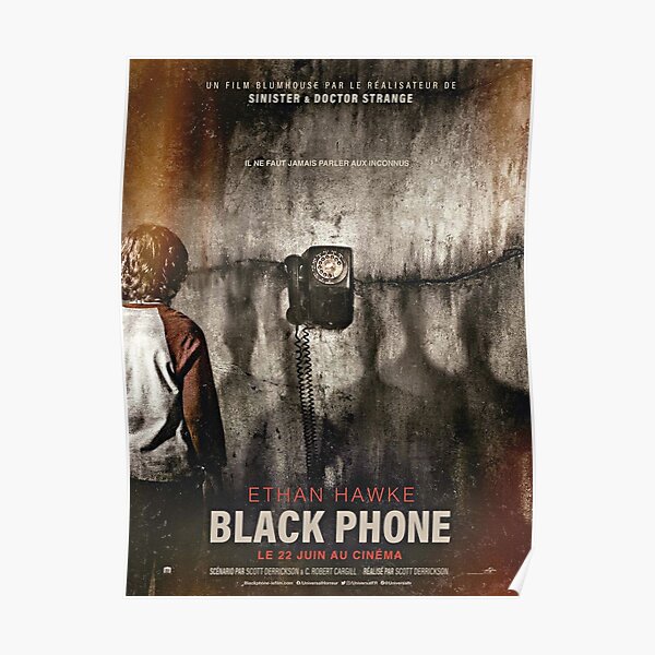 "The black phone movie 2022" Poster for Sale by Redbubble