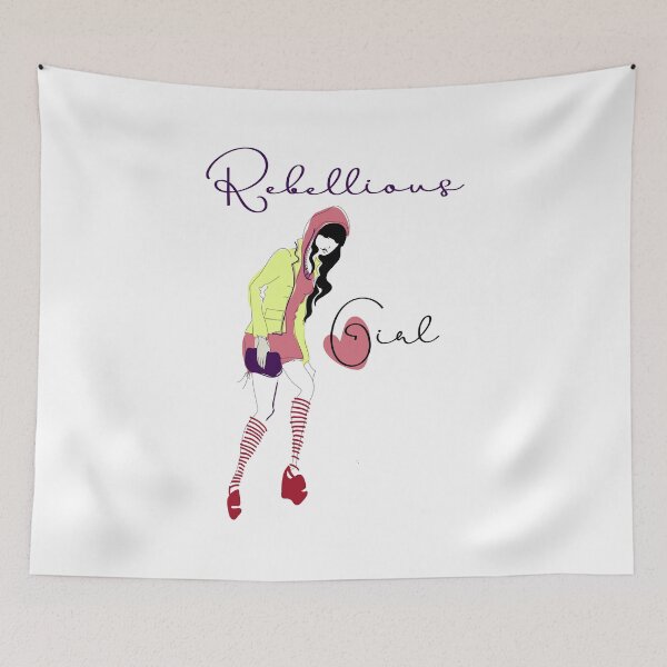 Item preview, Rebellious  fashion Girl designed and sold by mbensdesign.