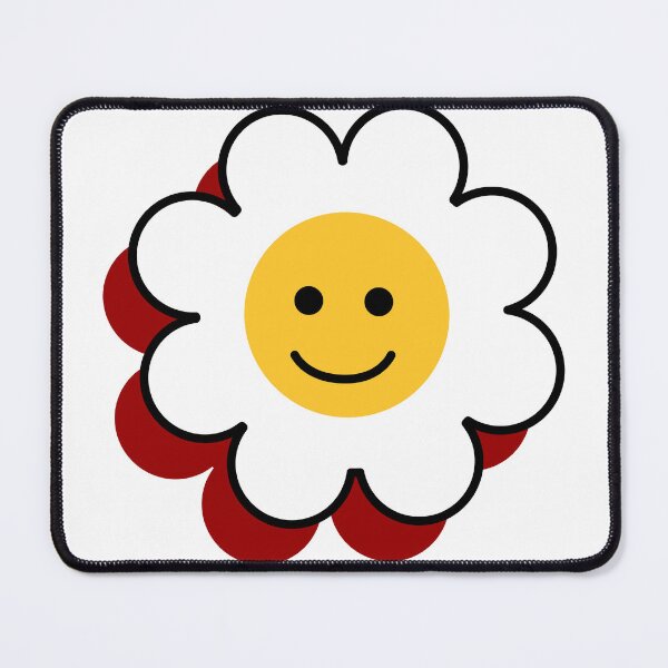 Item preview, red and gold minimalist flower designed and sold by cottagecorococo.