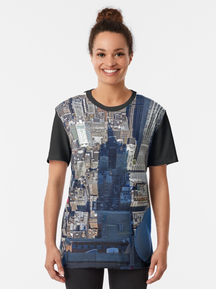 Alternate view of View from the Empire State Building, New York. Graphic T-Shirt