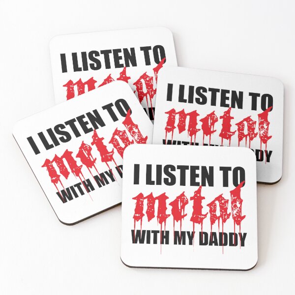 Item preview, I Listen To Metal With My Daddy, Heavy Metal Dad, Newborn Baby rocker, Mini Metalhead, Heavy Metal Hard Rock, Funny Metal Love Gifts For Babies designed and sold by PRINTED ..