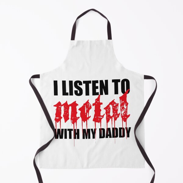 Item preview, I Listen To Metal With My Daddy, Heavy Metal Dad, Newborn Baby rocker, Mini Metalhead, Heavy Metal Hard Rock, Funny Metal Love Gifts For Babies designed and sold by PRINTED ..