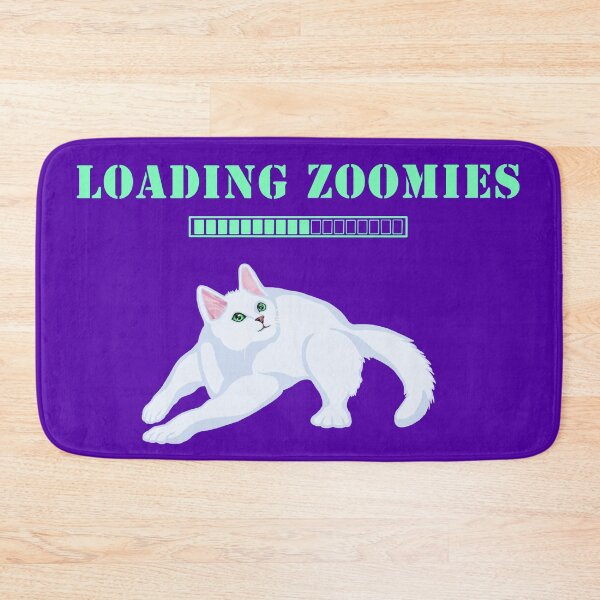 Item preview, Loading Zoomies White Kitten designed and sold by Deborah Camp.