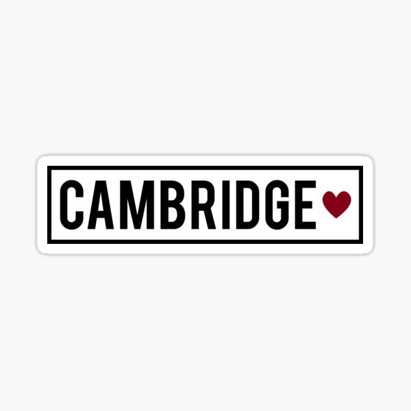 Cambridge Sticker