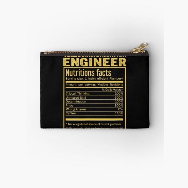 Item preview, Cool Telecommunications engineer Funny Nutrition Facts Mens Womens Christmas Fathers Days Gift, Telecommunications engineer Nutrition Facts designed and sold by xlnv.