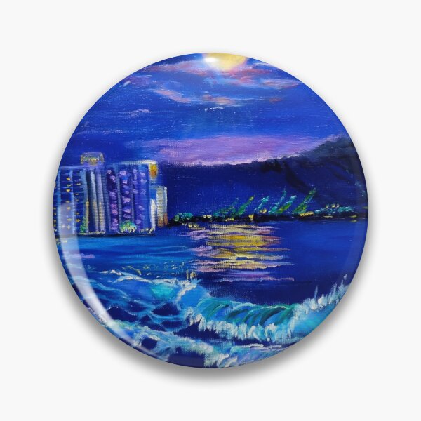 Item preview, Diamond Head at Night designed and sold by jennyleeandjim.